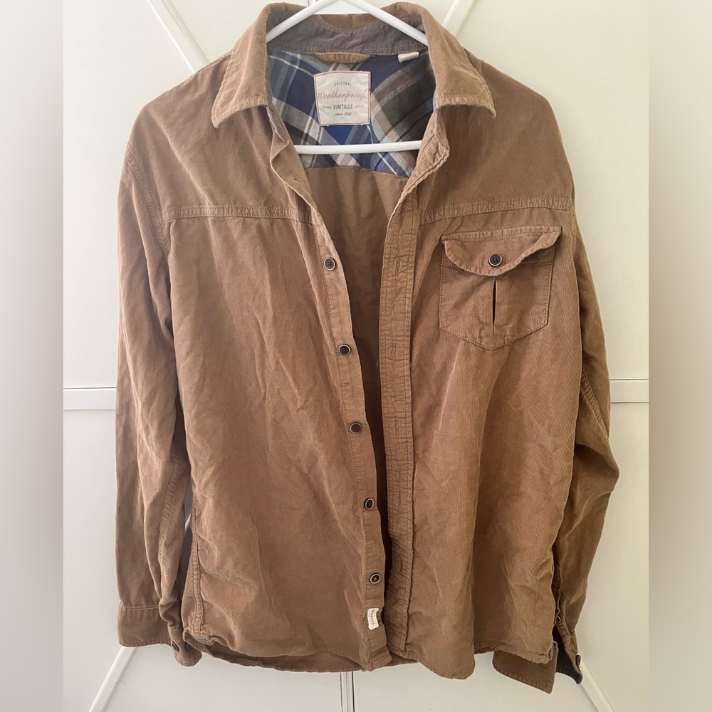 Men’s weatherproof vintage corduroy flannel